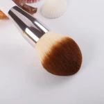 White Large Loose Powder Makeup Brush Woman Face Contouring Blush Makeup Brush Synthetic Hairline Makeup Beauty Tool