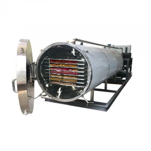 PLC Heat Conductive Oil Food Industry Vacuum Lyophilizer Freeze Dryer