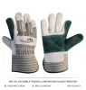 RG-4012 Reinforced Palm Green Stripped Gloves