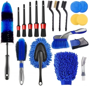 19 Pieces Of Car Wash Brushes Set