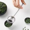 304 Stainless Steel Spring-operated Handle Powdered Sugar Shaker Duster Flour Dispenser Shaker for Sugar Flour and Spic