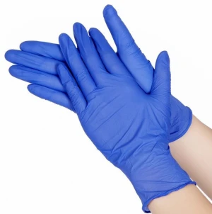 Hot Selling Disposable White Safety Nitrile Hand Gloves