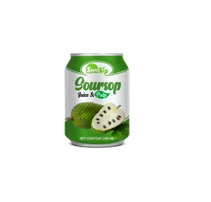 SUNSIP FRUIT JUICE with Soursop – 250ml Stubby Can