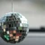Import 4inch 10cm disco glitter mirror ball PVC Reflective Hanging Wedding Decoration from China