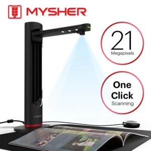 21MP, A3 Size Professional Document & Book Scanner With The Laser Position, Book Scan, Powerful OCR.