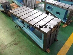 cast iron angle plate t-slots bent tables for machine centre