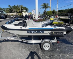 HOT SELLING 2022 Sea-Doo Fish Pro iDF & Sound System Jet Ski with cooler
