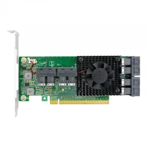 Linkreal 8 Port U.2 to PCI Express x16 SFF-8639 NVMe SSD Adapter with SFF-8643 and PLX8749 chipset for Servers