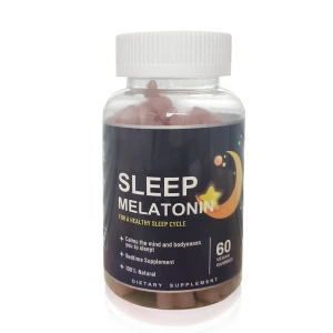 Hot Selling Bedtime Melatonin Gummies for Relaxation and Sleep Aid Supplement