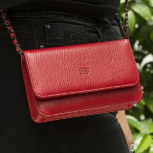 Carmela Genuine Leather Handbag with Strap for Women