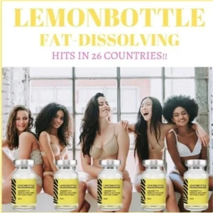 Korea Fat Solution Lemon Bottle Lemonbottle 10ml*5 Fat Dissolving Lipolysis Kabelline Lipolab Aqualyx Ozempi Saxend Onl