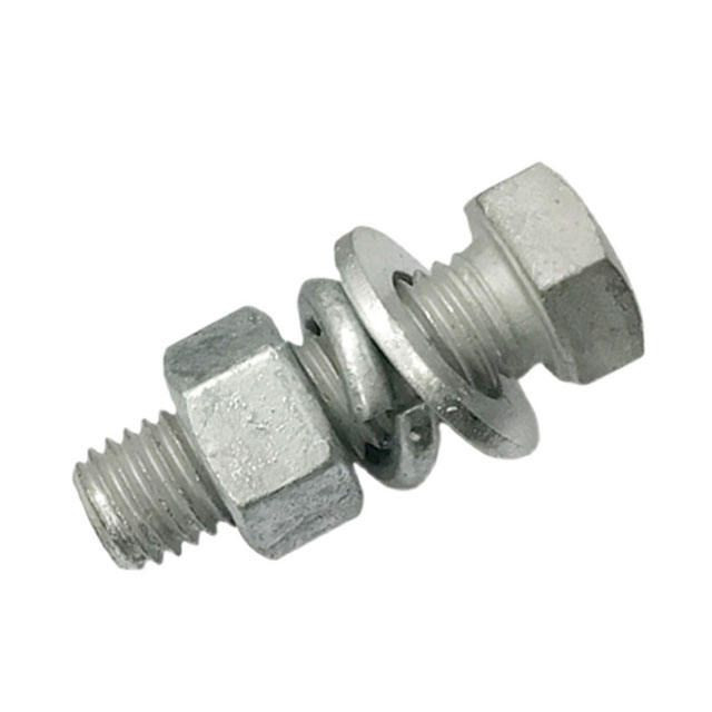 Buy Heavy Hex Bolt With Nut Washer For Steel Strucuture Assemble from ...