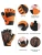 Import INBIKE Half Finger Cycling Gloves Breathable for Road Mountaion Bike MTB Riding from China