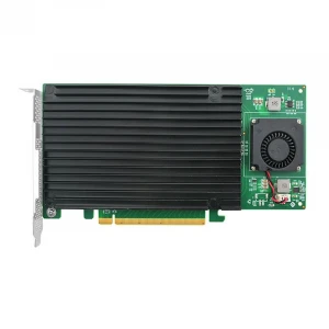 Linkreal Quad PCIe 3.0 x16 M.2 NVMe SSD RAID Controller Card with heatsink