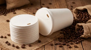 52mm Paper Lid - Compatible with 2.5oz Cups - 100% Plastic-Free - Recyclable