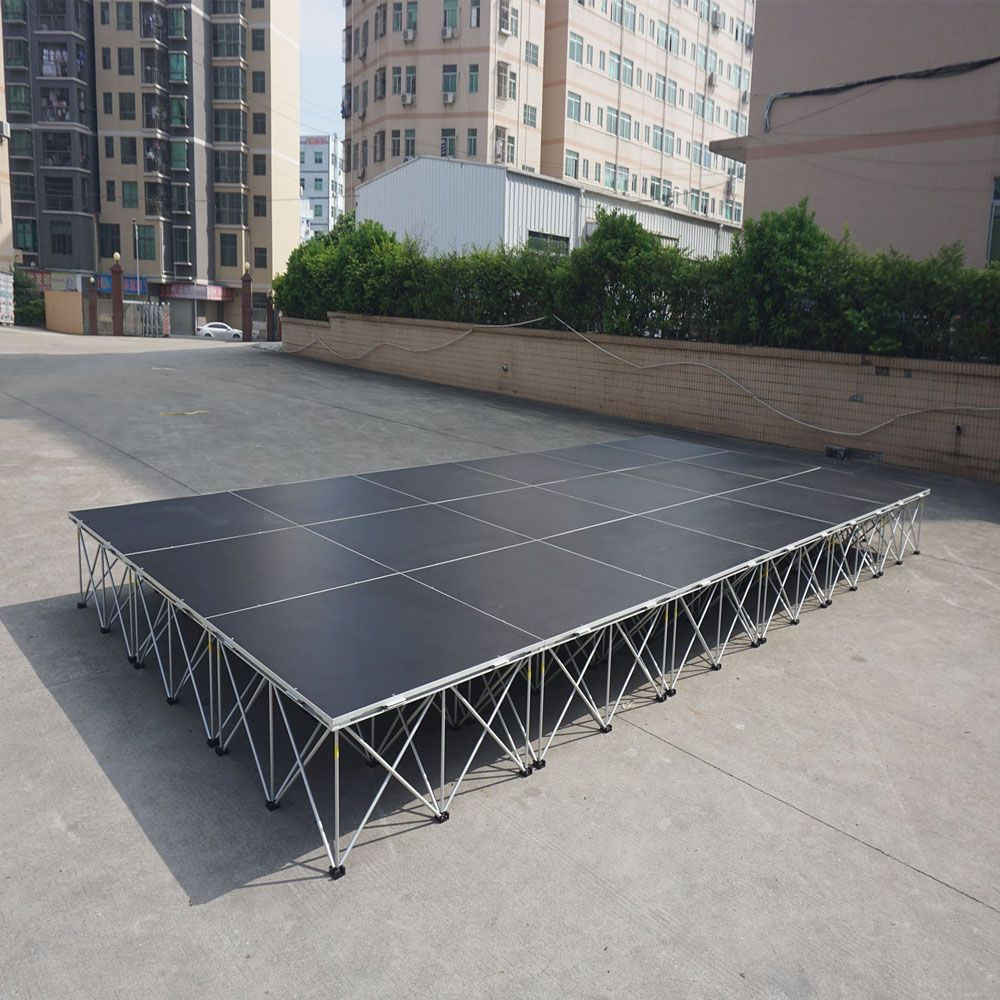 Buy Portable Event Modular Assembling Stage Platform Moving Stage from ...