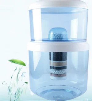 Water purifier filter pot with 7 stage filters Portable ceramic mineral stone water purifier filter