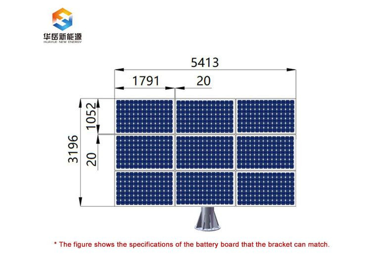 Buy 3kw Pv Tracking Bracket, Solar Dual Axis Tracking Solar Tracker ...