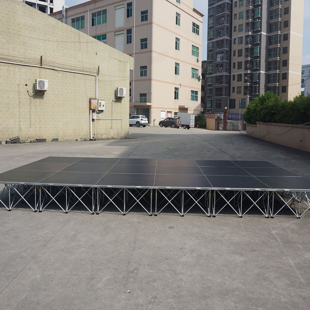Buy Portable Event Modular Assembling Stage Platform Moving Stage from ...