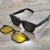 Import kx32 smart audio glasses bluetooth eyewear anti-blue lenses sunglasses night vision lenses from China