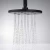 Import 9 Inch Wall Mount Matte Black Bathroom Rainfall Shower Head with High Water Pressure from China