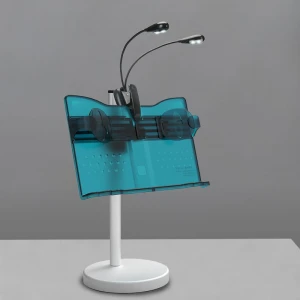 The tabletop hardware book reading stand with the light can free the hands