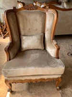 single carving sofa