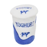 100% Polyester Squeaky Coffee Cup Shape New Plush Dog Toys Pet