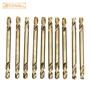 100pcs / Lot HSS Double Ended Drill Bits For Metal wood hole Spiral drill bits twist drill imperial and Metric