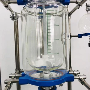 10l batch bio glass reactor price
