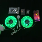 10m smd5050 tuya smart wifi led strip lights with tuya smart life app and a remote