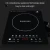 110v/220v Induction cooker 2000W touch control black color easy to operate rice soup milk hotpot rice keep warm function