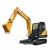 Import 1.2 Ton  China brand small mini digger excavator prices for digging from China