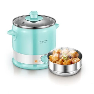 1.2L Electric Cooker Stainless Steel Electric Food Warmer Cooker Steamer