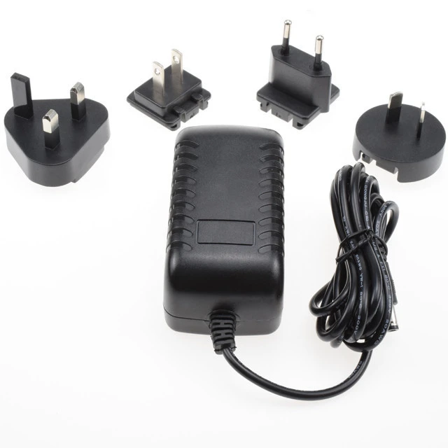 12v 3a Interchangeable power supply with uk eu us au plugs 2020 New