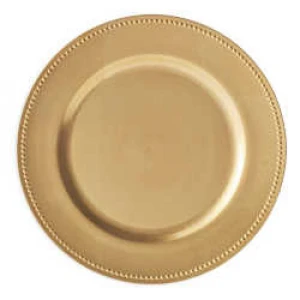13" Gold Reef charger plates