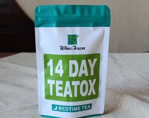 14 days skinny tea detox tea weight loss pyramid tea bags envelop package