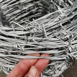 14 gauge galvanized barbed wire/plastic barbed wire in high quality