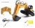 Import 15 Channel 2.4G Radio Control Mini Car Toys RC Excavator Models Toys for kids Car 1580vs Huina Toys1550 from China