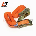 15' 4400 Lb Maximum Heavy Duty Ratchet Straps 4 Pack, Double J Hooks, Smart Ratcheting tie Downs Set for Motorcycle,Cargo Truck