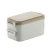 Import 1.6L custom printed potluck natural leakproof wheat straw fiber lunch box with bamboo lid for adult from China