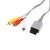 Import 1.8 meters Gold Plated Audio Video AV Composite 3 RCA Cable for Nintendo Wii WIIU from China