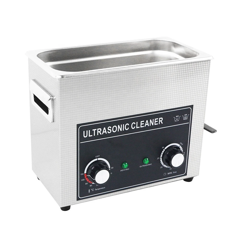 180W timer and heater adjustable ultrasonic cleaner china factory 6.5l capacity