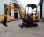 Import 1.8t mini crawler excavator with good quality best selling mini excavator from China
