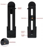 2 in 1 Phone Tripod Mount Adapter Universal Tablet Clamp Holder Most Tablets & Phone