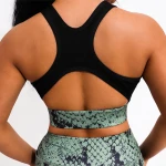 2 Pcs Yoga Set Short Deportivo Mujer Yoga Set Leopard Print Yoga Vest Women Sports Sleeveless Top Bum Scrunch Leggings