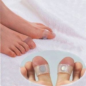 2 x weight loss toe ring magnetic silicone acupressure massage diet slimming massage foot products