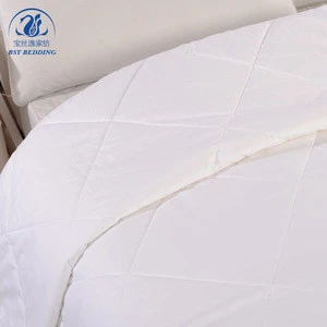200TC cotton 100% natural cotton filled binding edge hotel bed quilt