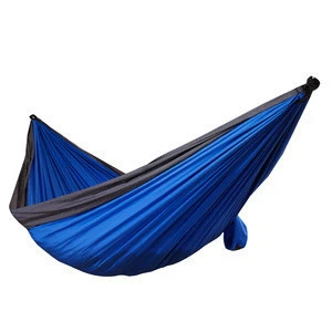 2016 Hot Sale Lightweight Indoor and Outdoor Camping Nylon Parachute Hammock