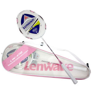 2016 Lenwave top brand new design hot selling carbon badminton racket